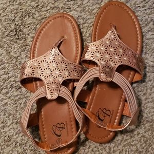 Rose Gold Sandals